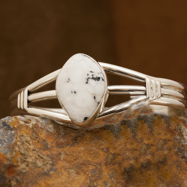 White Buffalo Leaf Bracelet