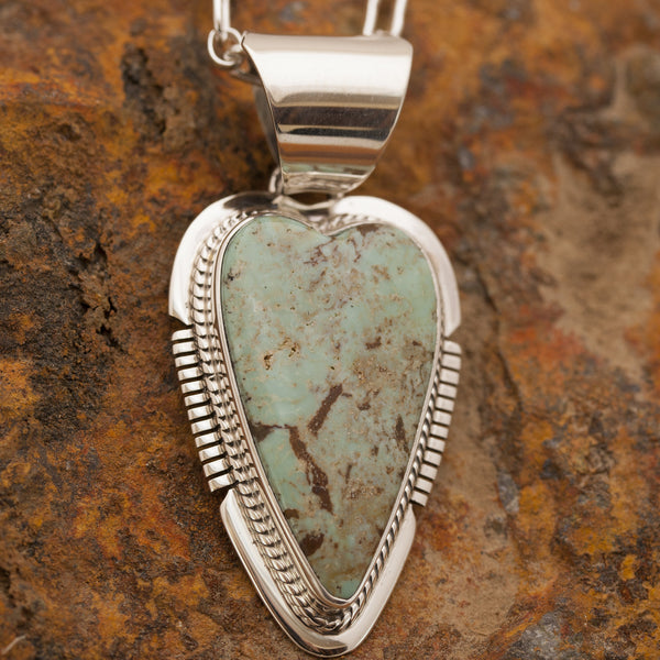 Dry Creek Sacred Buffalo Turquoise Pendant