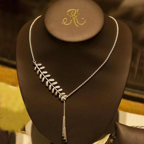 Rebecca Hook Branch Necklace w/ Black Spinal
