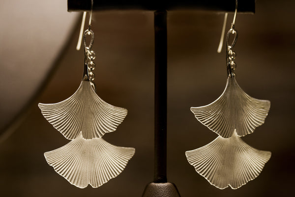 Rebecca Hook Ginkgo Earrings